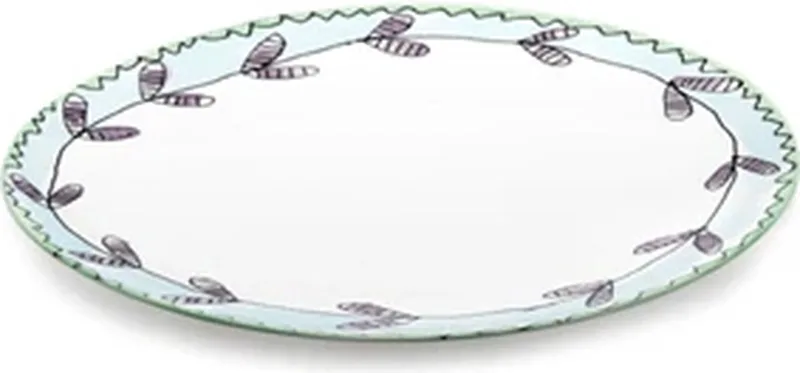 Marni Midnight Flowers Blossom Milk plat bord D28cm roze / blauw von Serax in Mehrfarbig – Produktfoto