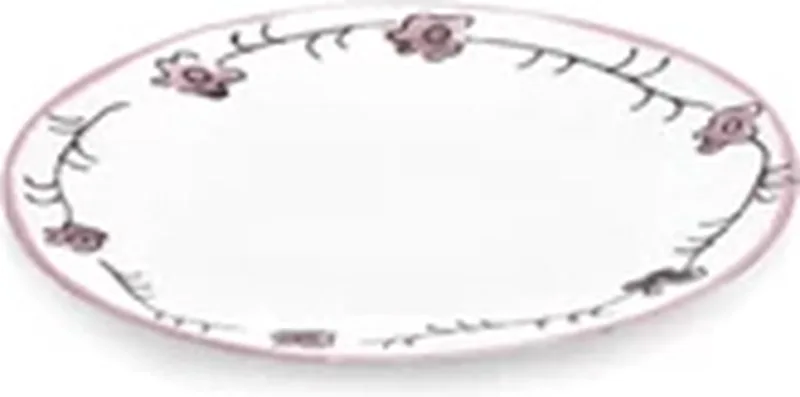 Marni Midnight Flowers Dark Viola plat bord D16cm roze by Serax in Multicolour – product photo