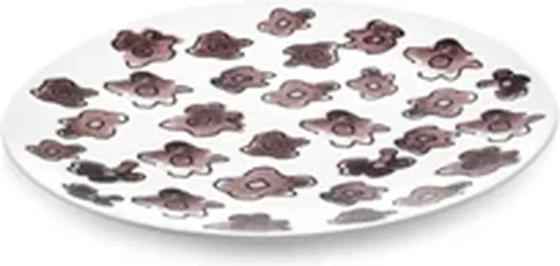 Marni Midnight Flowers Dark Viola plat bord D20cm roze de Serax en Multicolore – photo produit