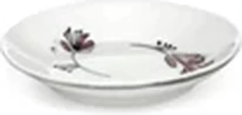 Marni Midnight Flowers Fiore Rosa schaal D10cm H1.7cm roze / zwart fra Serax i Flerfarvet – produktbillede