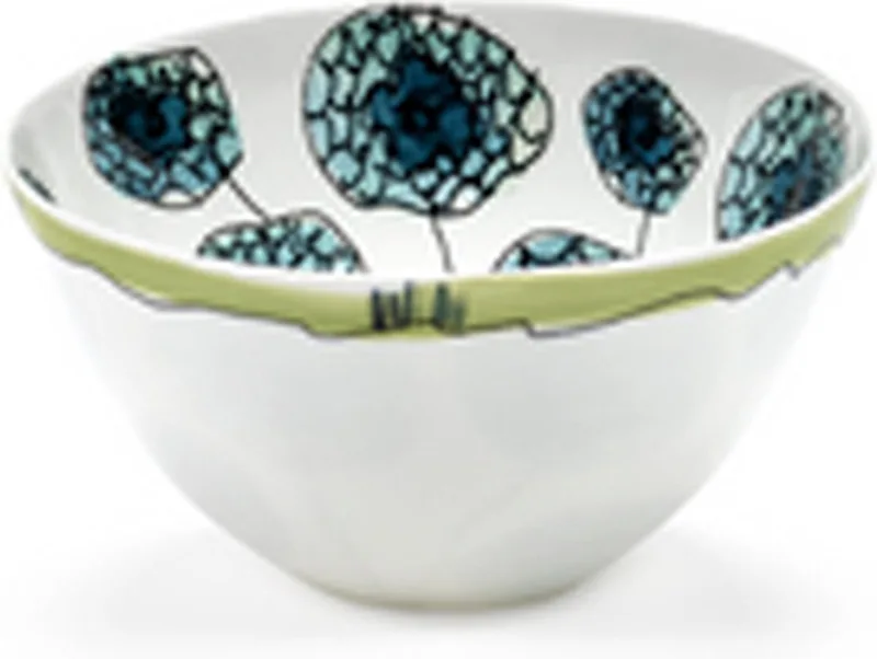 MARNI Midnightflowers - kom S Anemone vaniglia 12 cm - 2 stuks de Serax en Blanc – photo produit