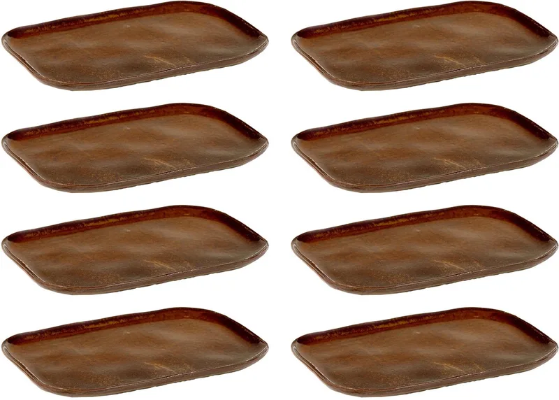 Merci La Nouvelle Table - Bord L - Okerbruin - 8 stuks fra Serax i Brun – produktbillede