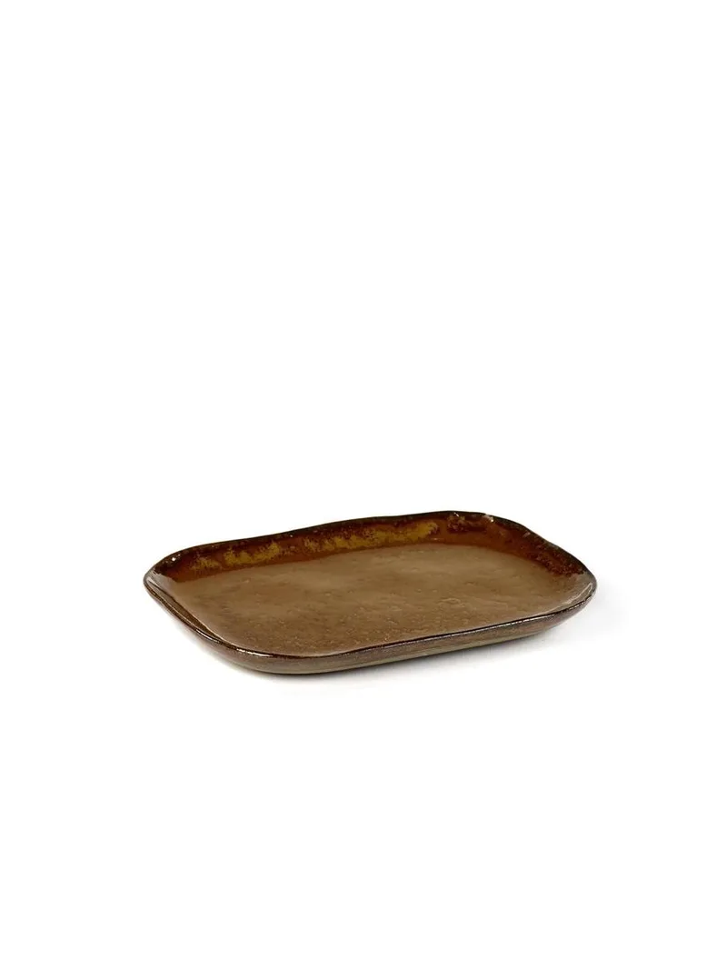 Merci La Nouvelle Table - Bord M - Okerbruin - 8 stuks de Serax en Marron – photo produit