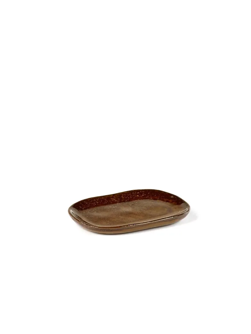 Merci La Nouvelle Table - Bord S - Okerbruin - 8 stuks by Serax in Brown – product photo
