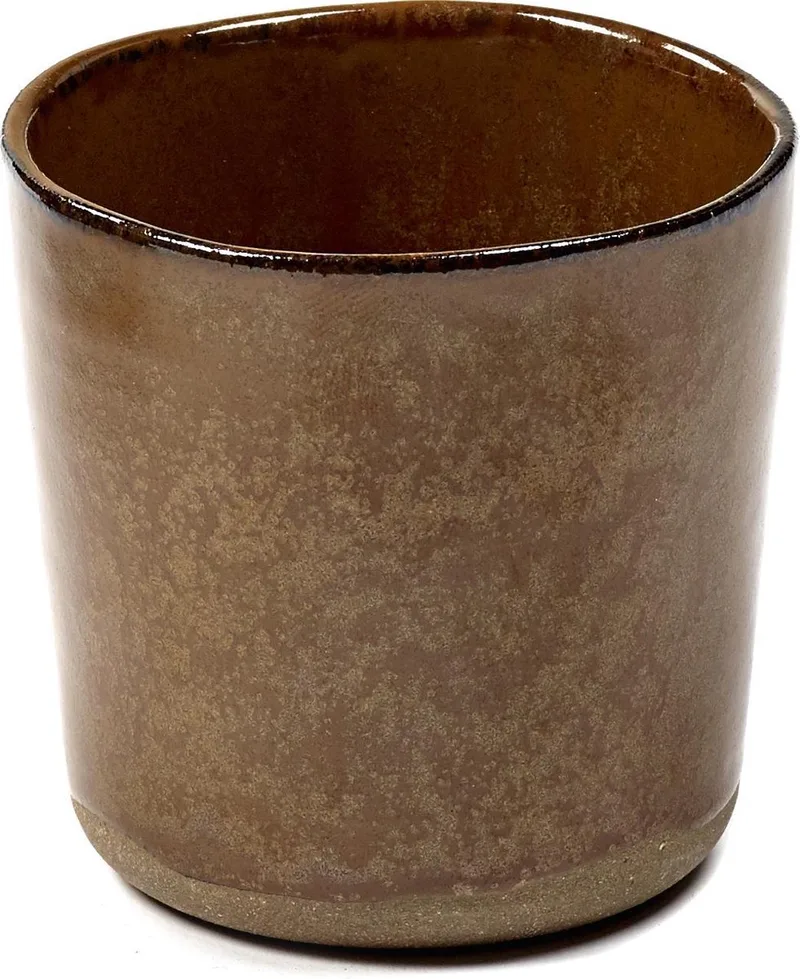 Merci La Nouvelle Table - Kop - Okerbruin - 7 Ø - 8 stuks fra Serax i Brun – produktbillede