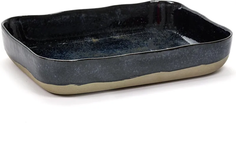Merci La Nouvelle Table - Ovenschaal - Donkerblauw - 2 stuks by Serax in Blue – product photo