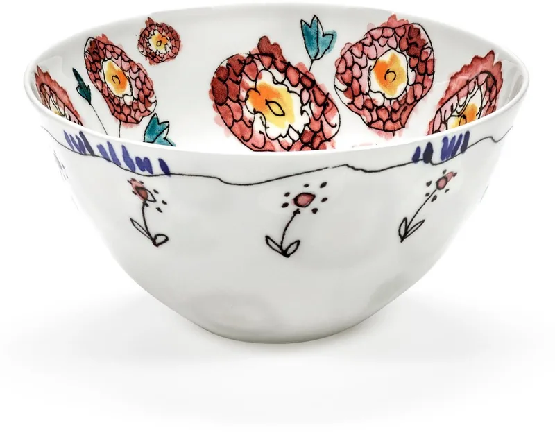 Midnight Flowers By Marni Anemone Milk Kom Ø15 by Serax in White – product photo