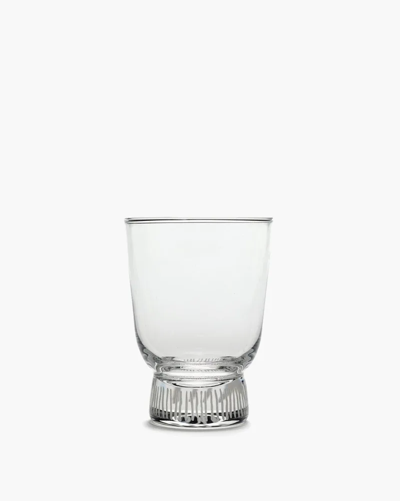 Ottolenghi Feast - Glas - Transparant/Goud - 7 Ø - 25CL - 4 stuks de Serax en Transparent – photo produit