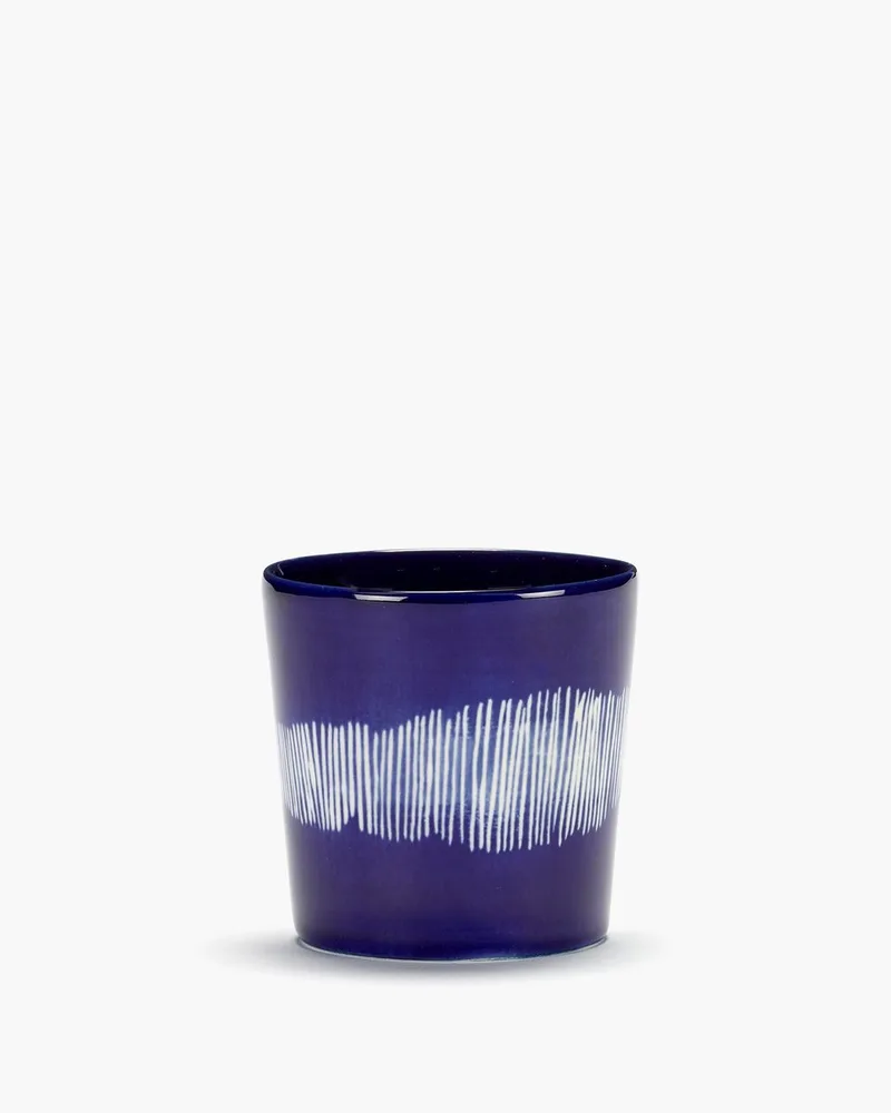 Ottolenghi Feast - Koffiekop - Donkerblauw/Wit - 7 Ø - 25cl - 4 stuks by Serax in Blue – product photo