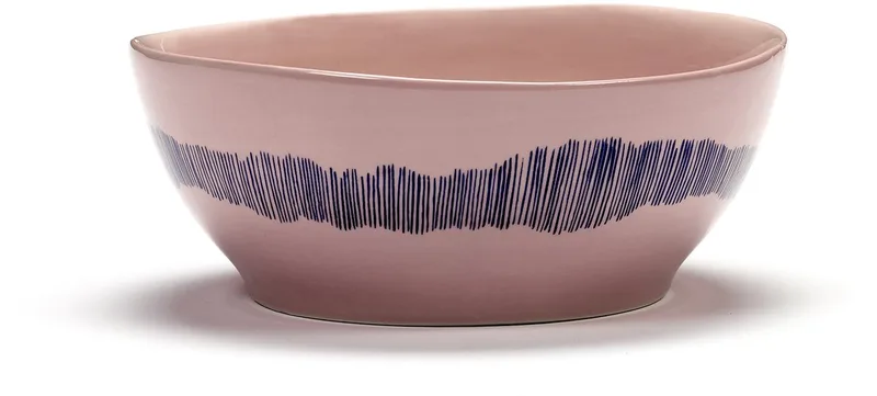 Ottolenghi Feast - Kom L - Roze/Blauw - 18 Ø - 4 stuks by Serax in Pink – product photo
