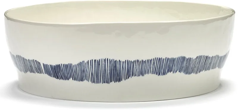 Ottolenghi Feast - Saladeschaal - Wit/Blauw - 28 Ø by Serax in White – product photo