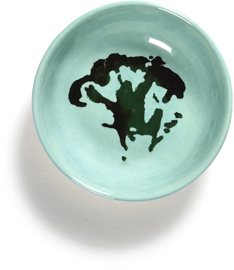 Ottolenghi Feast - Schaaltje XS - Azurblauw/Groen - 7 Ø - 8 stuks by Serax in Blue – product photo