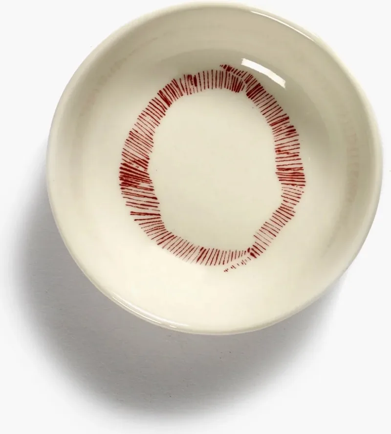 Ottolenghi Feast - Schaaltje XS - Wit/Rood - 7 Ø - 8 stuks by Serax in White – product photo