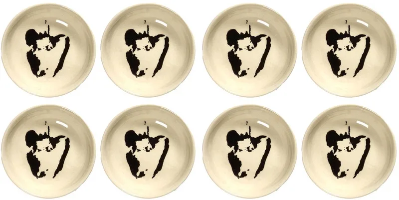 Ottolenghi Feast - Schaaltje XS - Wit/Zwart - 7 Ø - 8 stuks by Serax in White – product photo