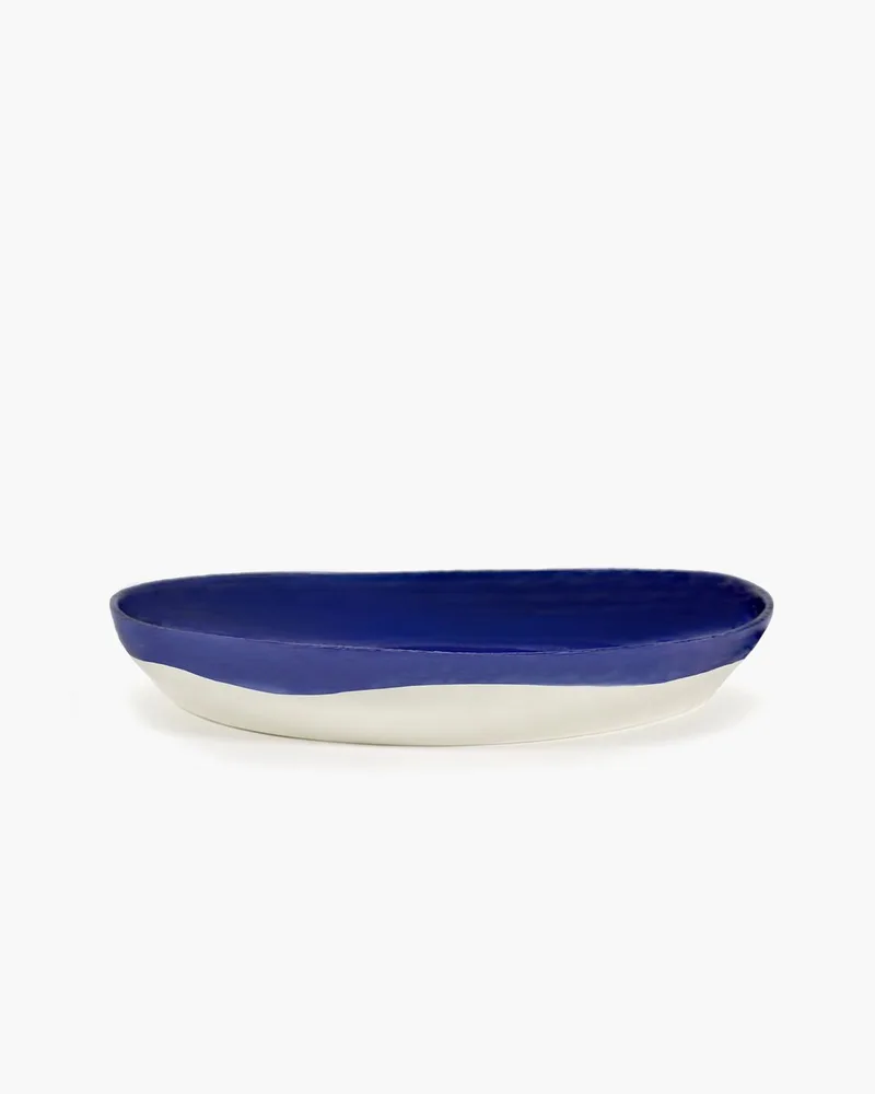 Ottolenghi Feast - Serveerkom M - Donkerblauw/Wit - 36 Ø by Serax in Blue – product photo