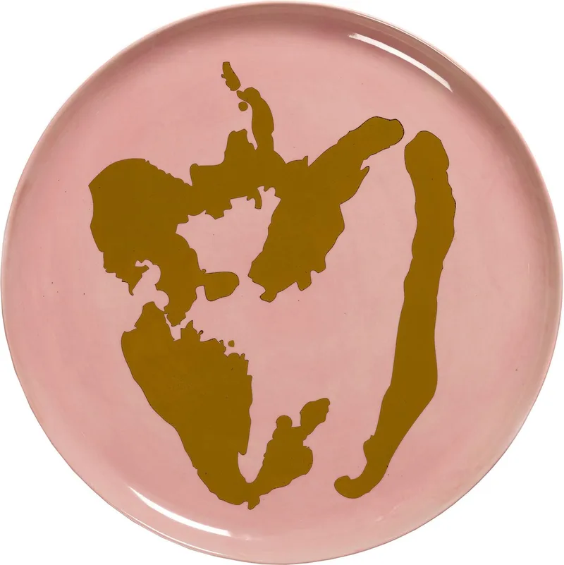 Ottolenghi Feast - Serveerschaal - Roze/Goud - 35 Ø by Serax in Pink – product photo