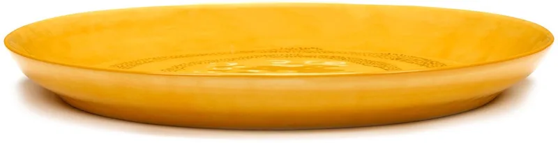 Ottolenghi Feast - Serveerschaal S - Geel/Zwart - 35 Ø de Serax en Jaune – photo produit