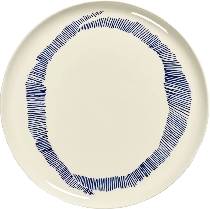 Ottolenghi Feast - Serveerschaal - Wit/Blauw - 35 Ø by Serax in Blue – product photo