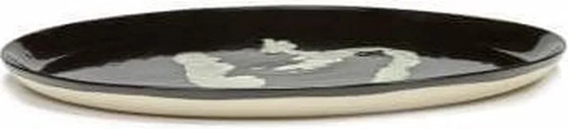 Ottolenghi Feast - Serveerschaal - Zwart/Wit - 35 Ø de Serax en Noir – photo produit