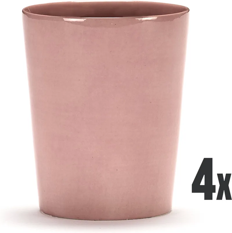 Ottolenghi Feast - Theekop - 8 Ø - 4 stuks de Serax en Rose – photo produit