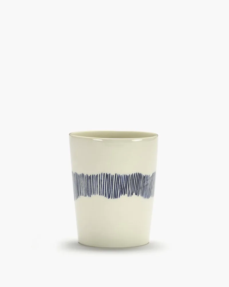 Ottolenghi Feast - Theekop - Wit/Blauw - 8 Ø - 4 stuks by Serax in White – product photo