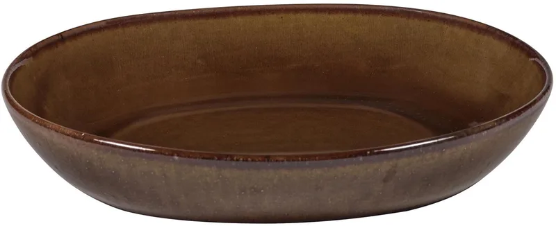 Out Of Lines By Uncharted Diep Bord Ø23 Ocher de Serax en Marron – photo produit