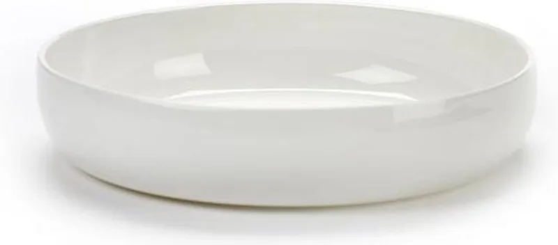 P. Boon Base geglazuurd diep bord 4.5/D20cm von Serax in Weiß – Produktfoto