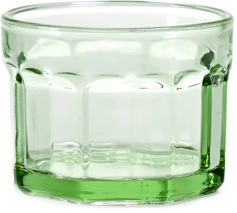 Paola Navone Fish & Fish - Glas S - 8 Ø - 16CL - 4 stuks by Serax in Green – product photo