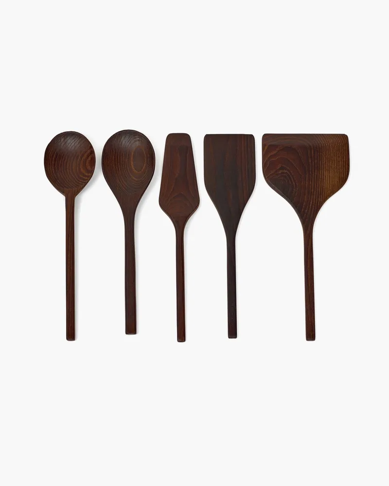 Pascale Naessens Pure - Keukengerei - Donkerbruin - 5 stuks van Serax in Bruin – productfoto