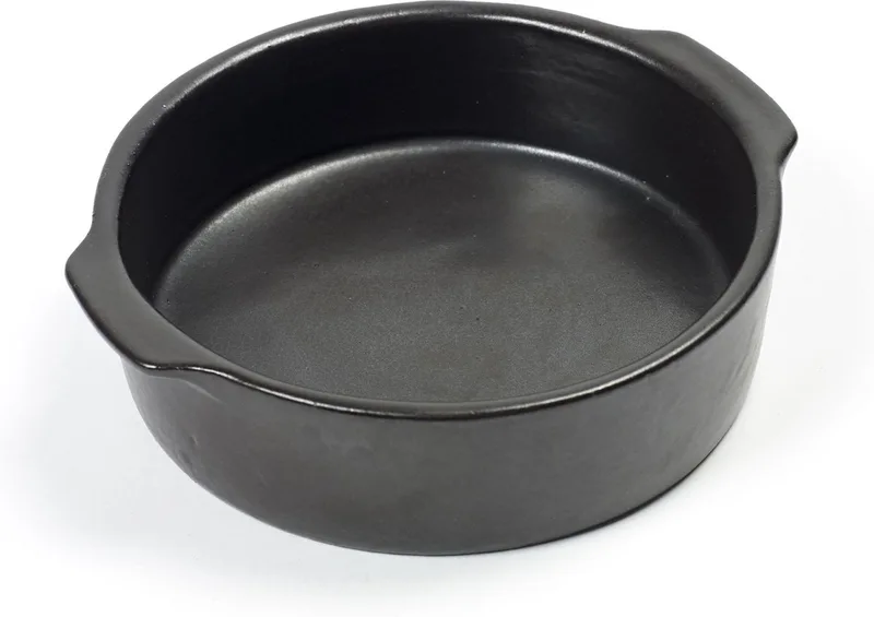 Pascale Naessens Pure - Oven-Serveerschaal S - 16 Ø by Serax in Black – product photo