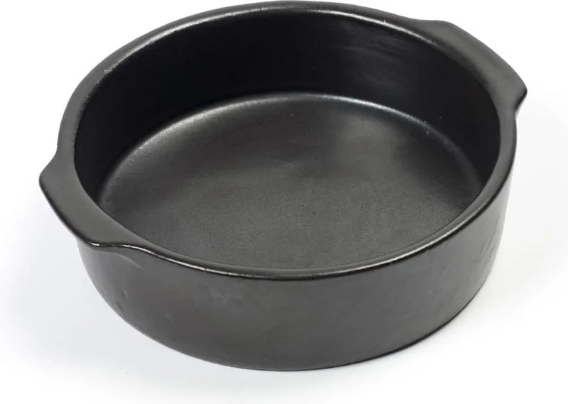 Pascale Naessens Pure - Oven-Serveerschaal XS - 13 Ø by Serax in Black – product photo
