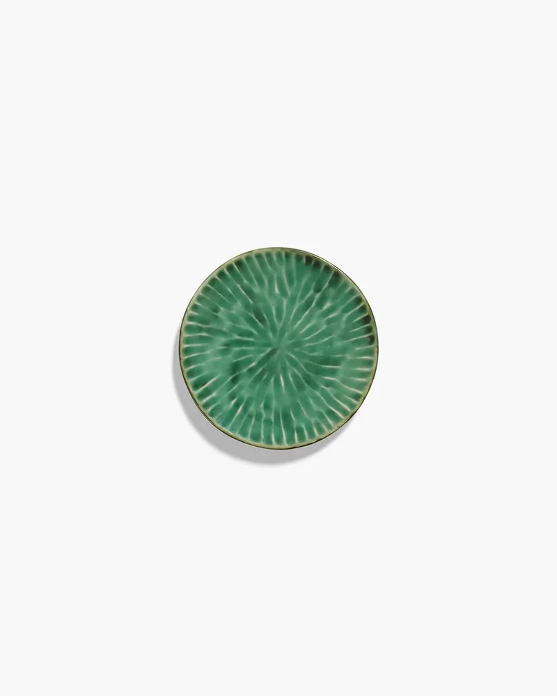 Pascale Naessens Verde Lanza Dessert bord / ontbijt bord Diameter 14.5cm (set van 2) de Serax en Vert – photo produit