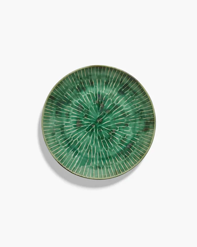 Pascale Naessens Verde Lanza - Dinerbord - 27cm - Set van 2 by Serax in Green – product photo