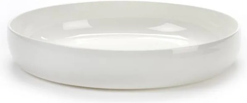 Piet Boon Base diep bord D24cm H4,5cm geglazuurd (set van 4) de Serax en Blanc – photo produit