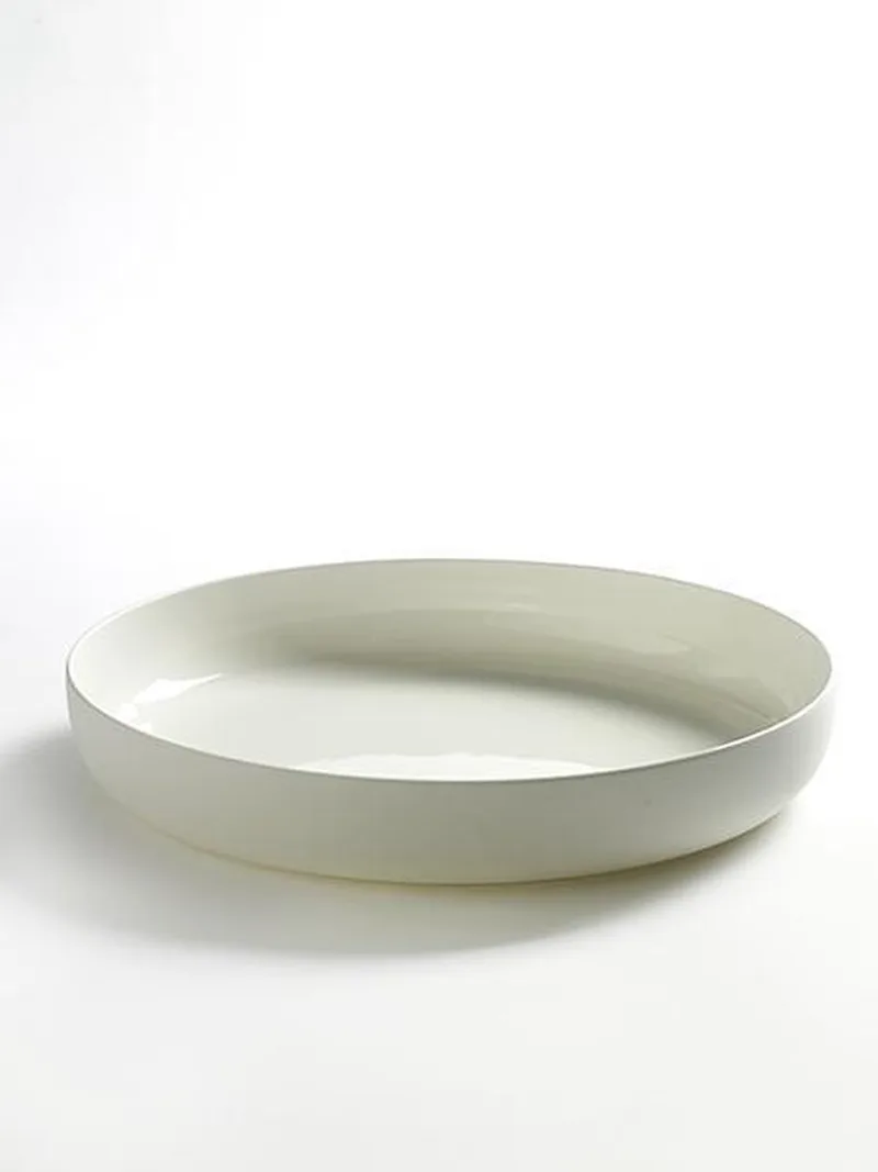 Piet Boon Base diep bord XL D28cm 4,5cm (set 4 stuks) by Serax in White – product photo