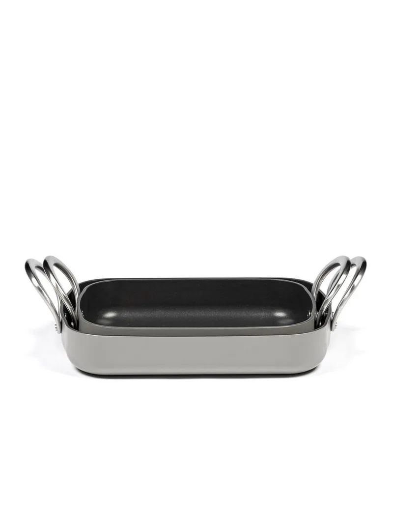 Pure by Pascale Naessens - Braadslede - 23x34cm - H 6cm de Serax en Gris – photo produit
