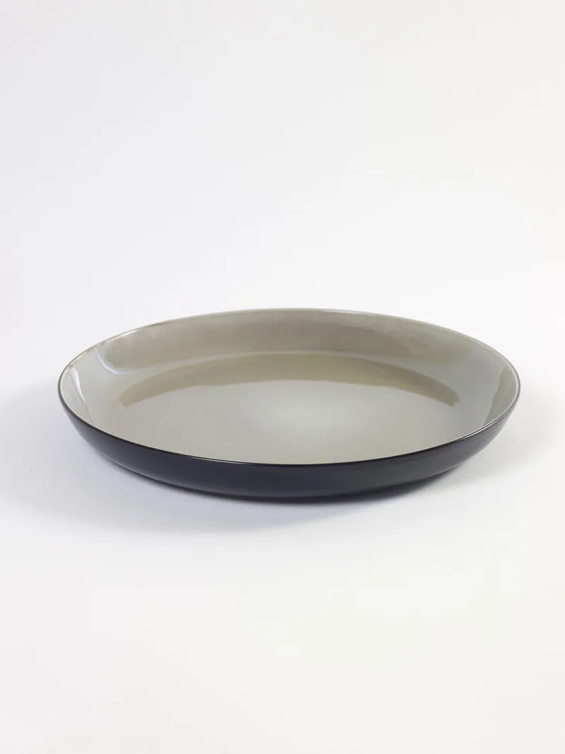 SCHAAL LARGE D29 H3,5 VIOLETGRIJS/ZWART by Serax in Grey – product photo