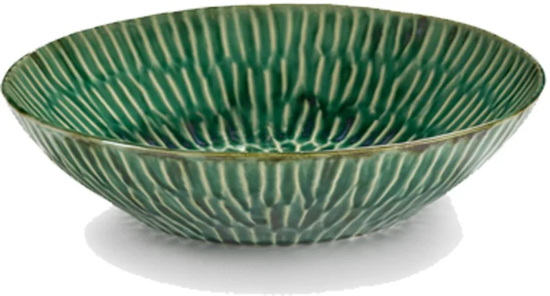 SERAX-Pascale Naessens-Verde Lanza - Serveerschaal Ø 25 cm by Serax in Green – product photo