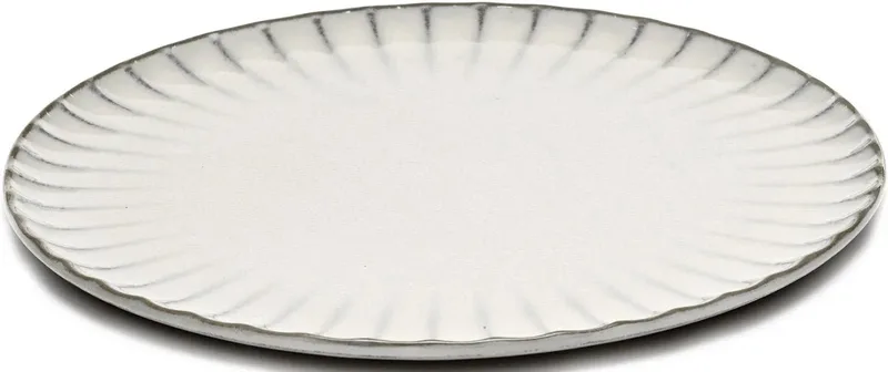 Sergio Herman - Inku - Bord L - 24 Ø - 4 stuks fra Serax i Hvid – produktbillede