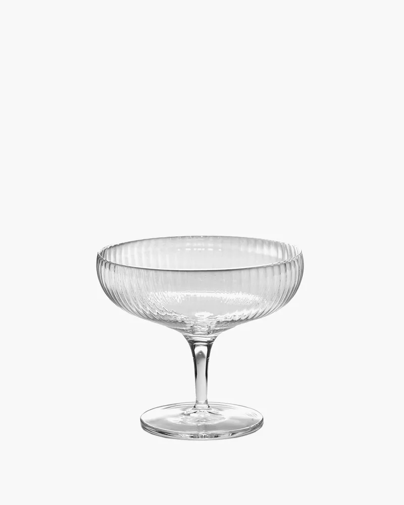 Sergio Herman Inku - Champagnecoupe - 10 Ø - 15CL - 4 stuks van Serax in Transparant – productfoto