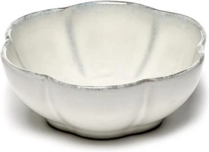 Sergio Herman Inku - Geribd Kom M - 11 Ø - 4 stuks de Serax en Blanc – photo produit