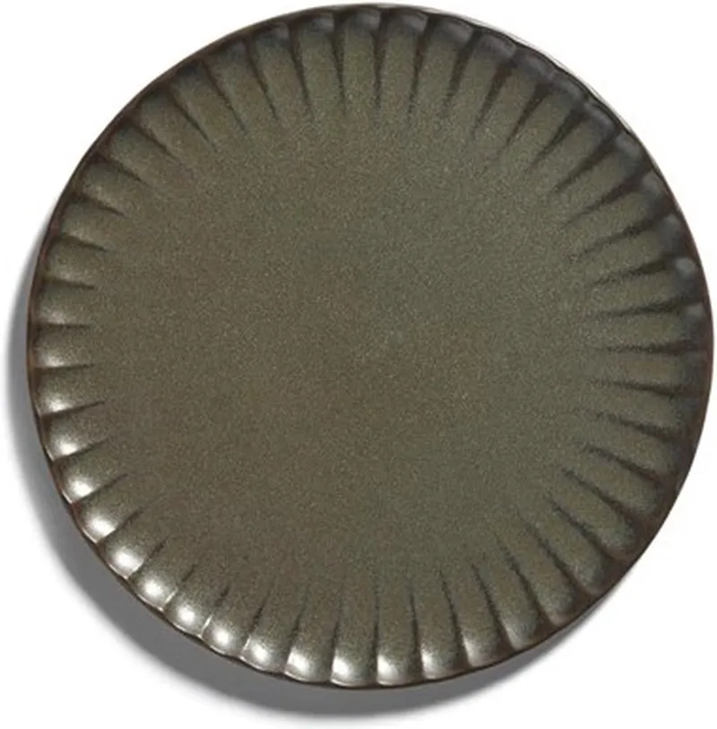Sergio Herman Inku plat bord D24cm by Serax in Green – product photo