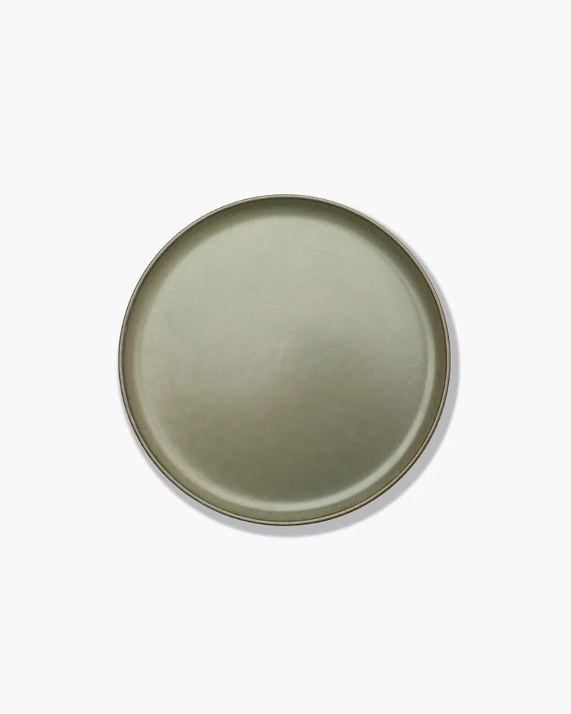 Sergio Herman Surface - Bord L - Camogroen - 27 Ø - 4 stuks de Serax en Vert – photo produit