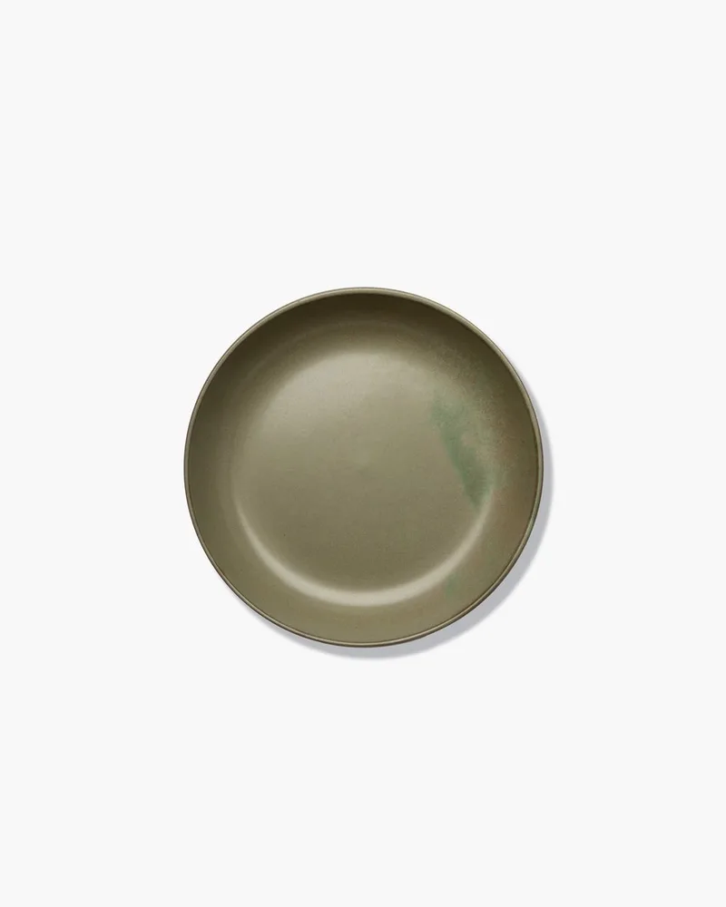 Sergio Herman Surface - Diep Bord L - Camogroen - 21 Ø - 4 stuks by Serax in Green – product photo