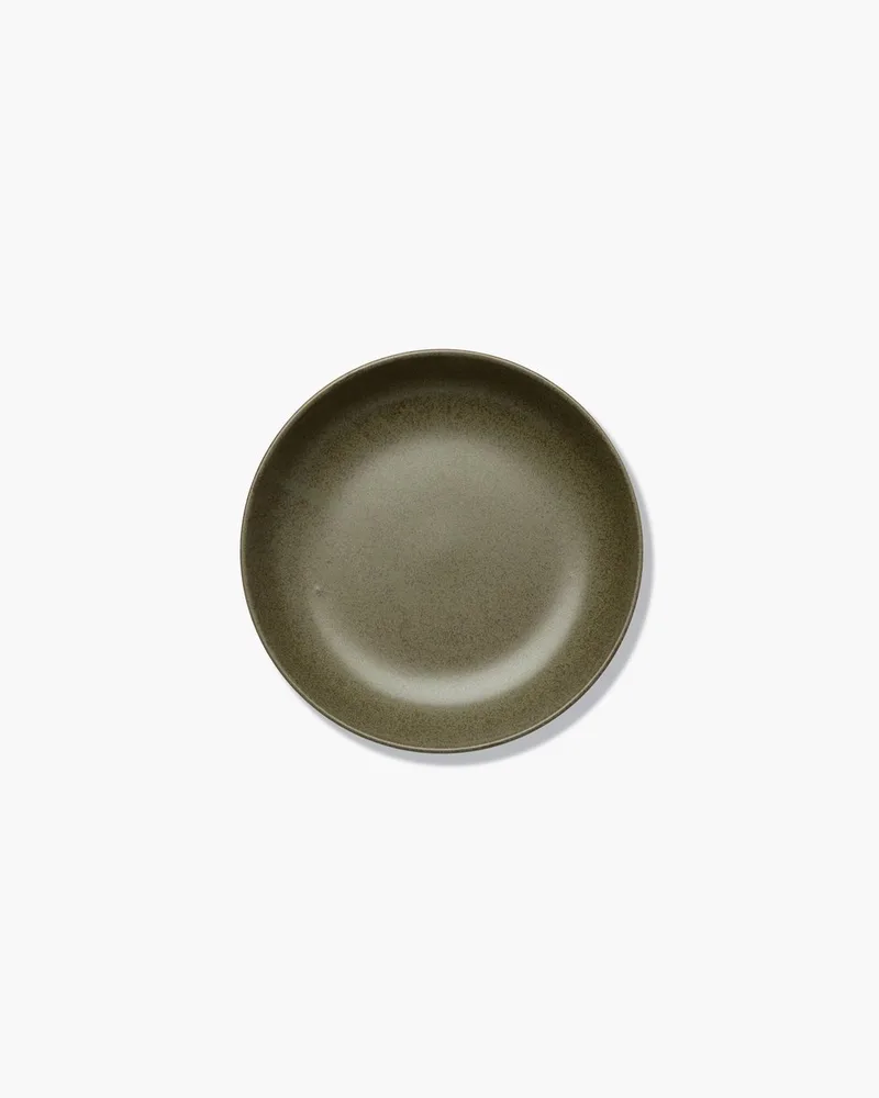 Sergio Herman Surface - Diep Bord M - CamoGroen - 19 Ø - 4 stuks von Serax in Grün – Produktfoto