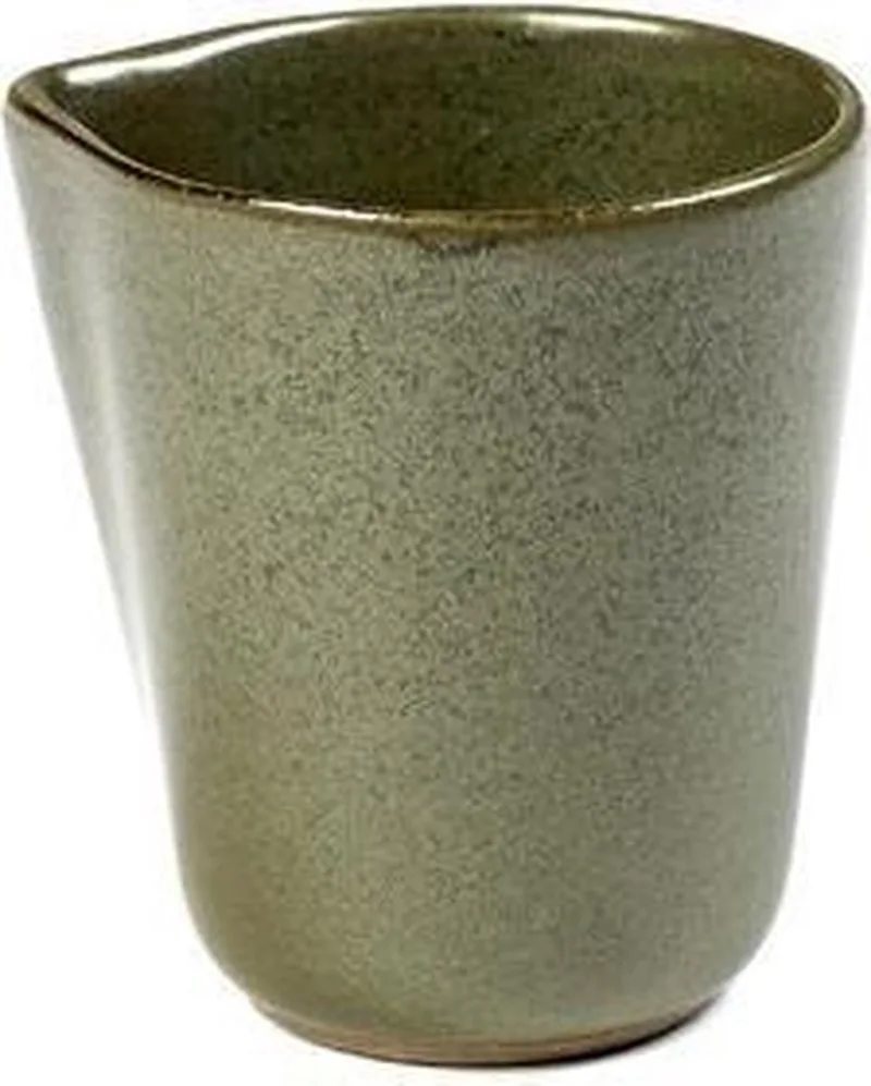 Sergio Herman Surface - Melkkannetje S - Camogroen - 6 Ø van Serax in Groen – productfoto