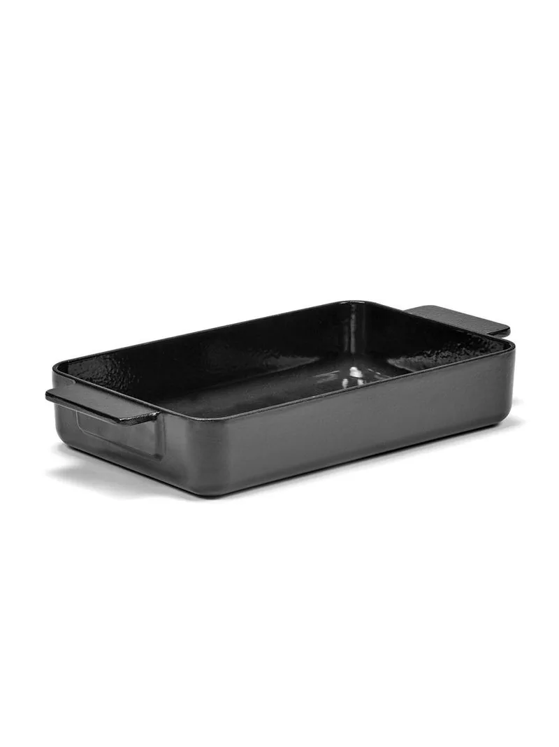 Sergio Herman - Surface - Ovenschaal L - L 38,5cm - 4,85kg van Serax in Zwart – productfoto
