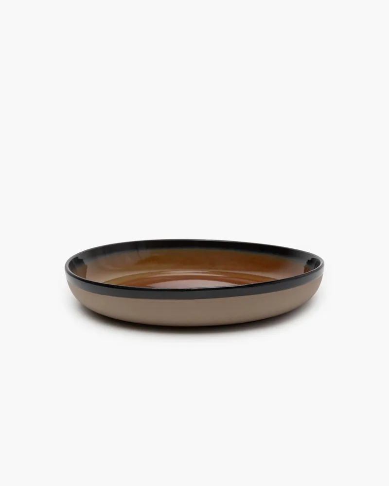 Sergio Herman Surface - Serveerschaal M - Roestbruin - H 5,5cm - 32 Ø by Serax in Brown – product photo