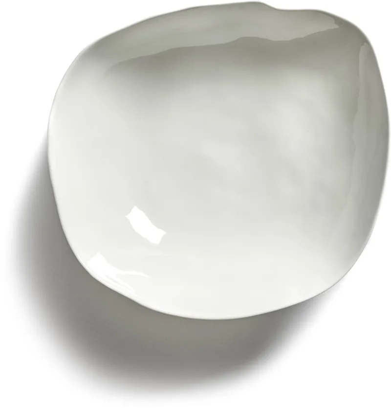 Serveerkom Shanti Perfect Imperfection Koken & Tafelen > Servies > Kommen by Serax in White – product photo