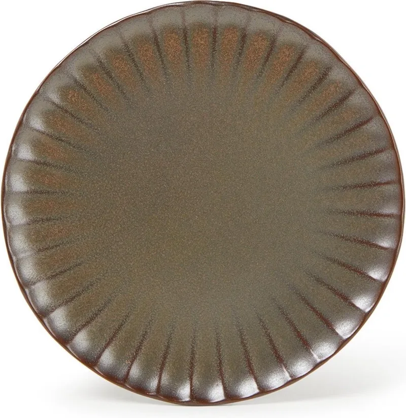 Surface By Sergio Herman Bord Inku Bruin D 18 cm H 1.7 cm by Serax in Bronze – product photo